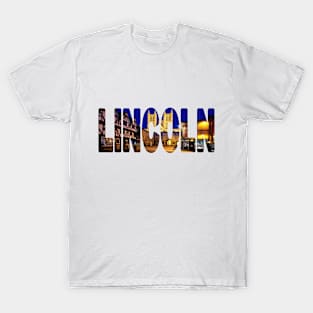 LINCOLN - East Midlands England Cathedral View Night T-Shirt